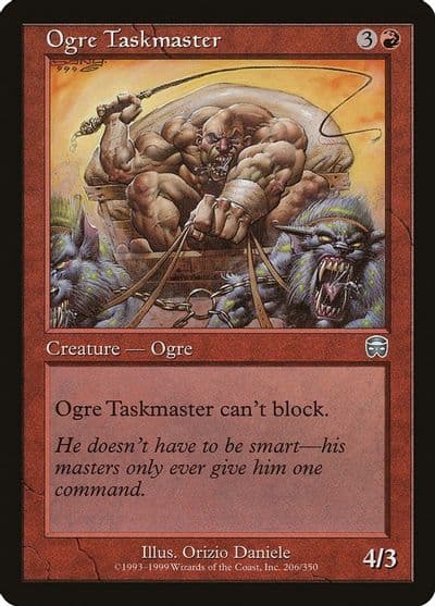 Ogre Taskmaster Mercadian Masques Magic card