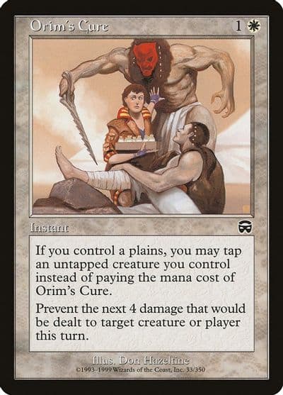 Orims Cure Mercadian Masques Magic card