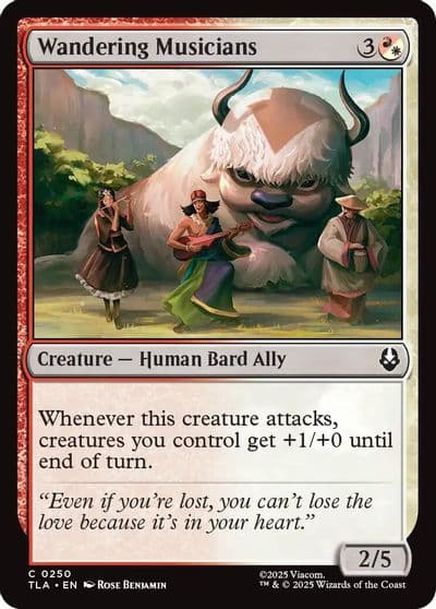 Wandering Musicians Avatar: The Last Airbender Magic card