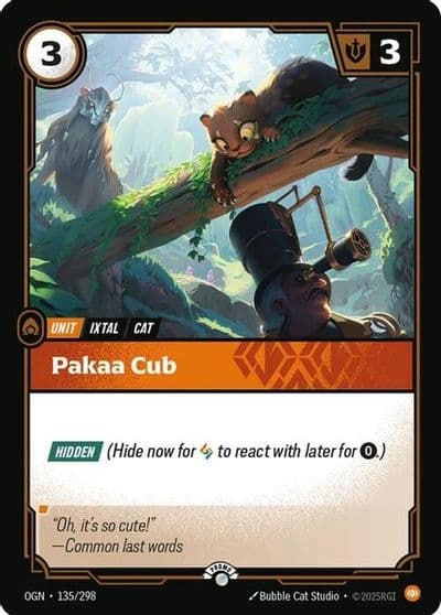 Pakaa Cub Riftbound Organized Play Promotional Cards Riftbound card