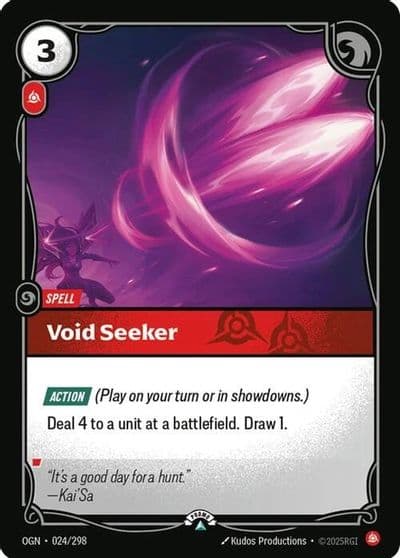 Void Seeker Riftbound Organized Play Promotional Cards Riftbound card
