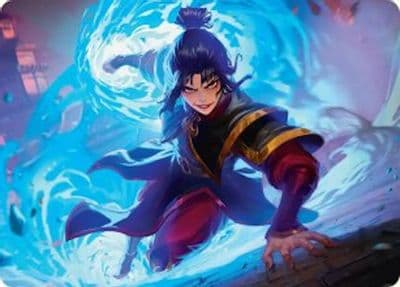 Fire Lord Azula Art Card Art Series: Avatar: The Last Airbender Magic card