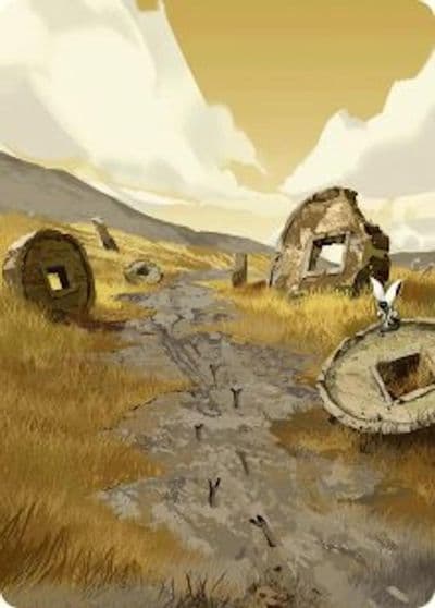 Plains Art Card Art Series: Avatar: The Last Airbender Magic card