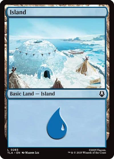 Island 0283 Avatar: The Last Airbender Magic card