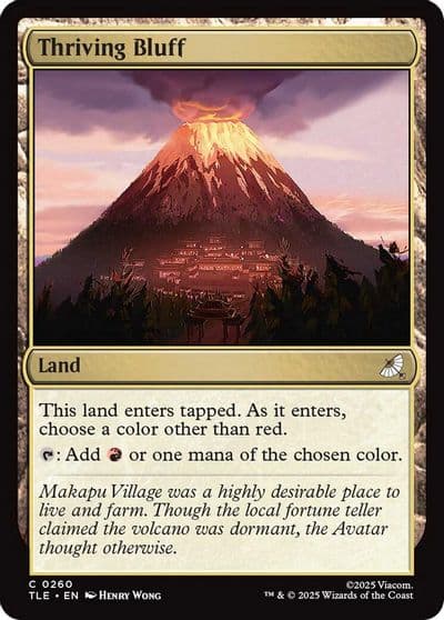 Thriving Bluff Avatar: The Last Airbender: Eternal-Legal Magic card