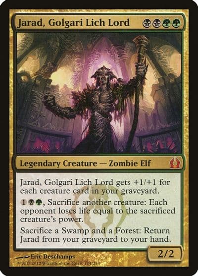 Jarad Golgari Lich Lord Return to Ravnica Magic card