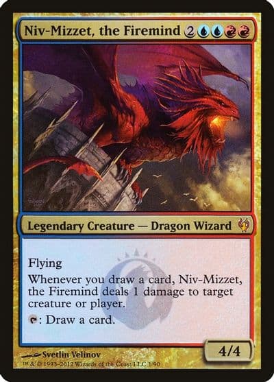 Niv Mizzet the Firemind Duel Decks: Izzet vs. Golgari Magic card