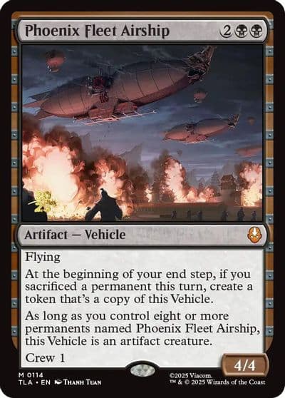 Phoenix Fleet Airship Prerelease Cards Magic card