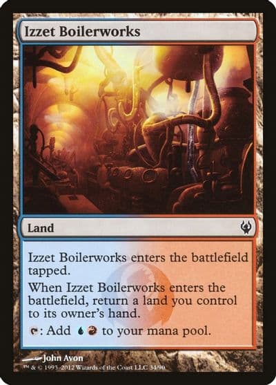 Izzet Boilerworks Duel Decks: Izzet vs. Golgari Magic card