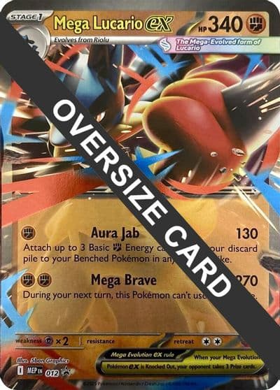 Mega Lucario ex - 012 Jumbo Cards Pokemon card