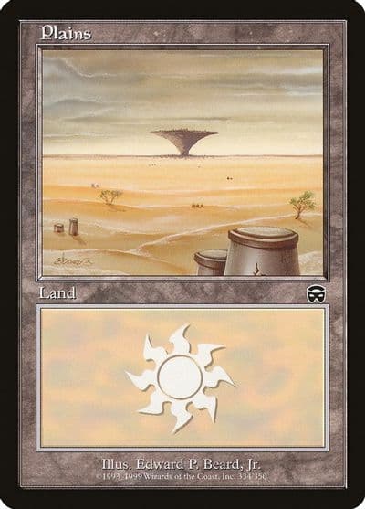 Plains 334 Mercadian Masques Magic card