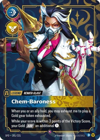 Renata Glasc Chem Baroness Spiritforged Riftbound card