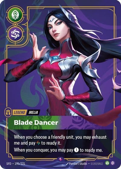 Irelia Blade Dancer Spiritforged Riftbound card