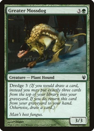 Greater Mossdog Duel Decks: Izzet vs. Golgari Magic card