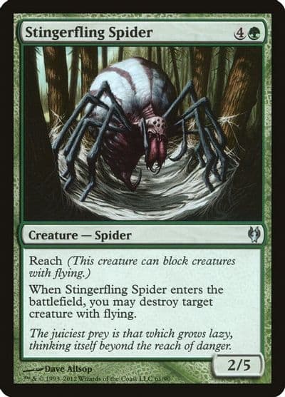 Stingerfling Spider Duel Decks: Izzet vs. Golgari Magic card