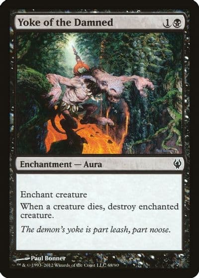 Yoke of the Damned Duel Decks: Izzet vs. Golgari Magic card