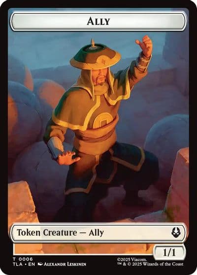 Ally 0006 Clue 0017 Double Sided Token Avatar: The Last Airbender Magic card