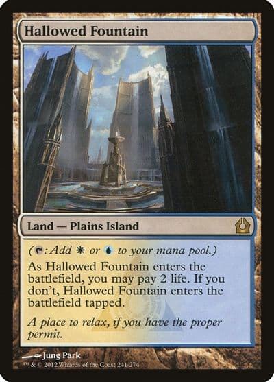 Hallowed Fountain Return to Ravnica Magic card