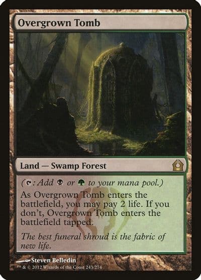 Overgrown Tomb Return to Ravnica Magic card