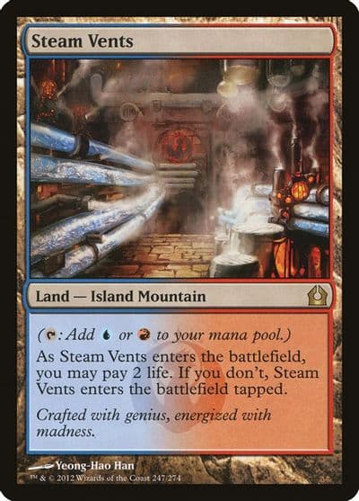 Steam Vents Return to Ravnica Magic card