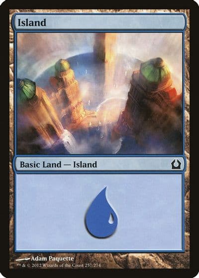 Island 257 Return to Ravnica Magic card