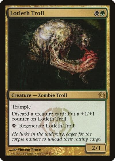 Lotleth Troll Return to Ravnica Magic card