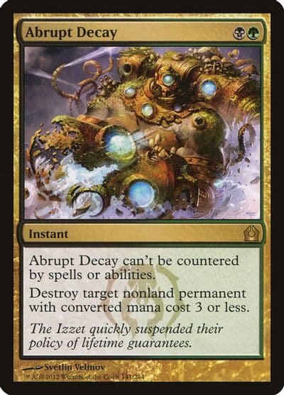 Abrupt Decay Return to Ravnica Magic card