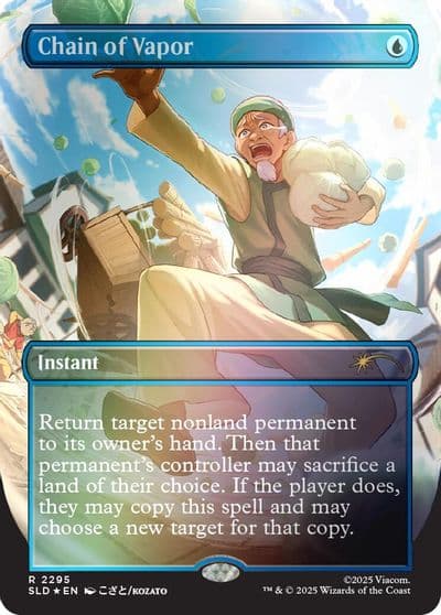 Chain of Vapor Rainbow Foil Secret Lair Drop Series Magic card