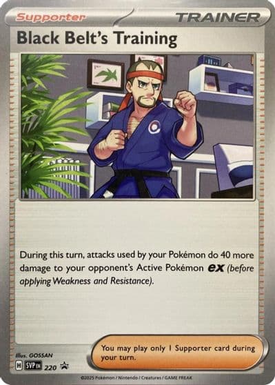 Black Belt's Training - 220 SV: Scarlet & Violet Promo Cards Pokemon card
