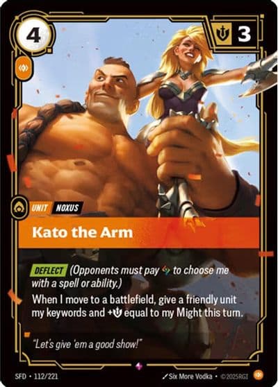 Kato the Arm Spiritforged Riftbound card