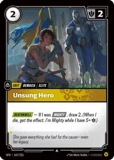Unsung Hero Spiritforged Riftbound card