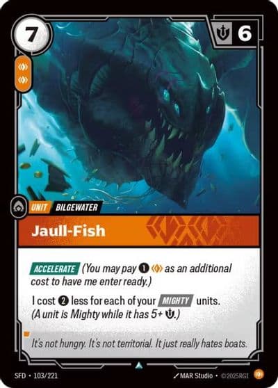 Jaull Fish Spiritforged Riftbound card