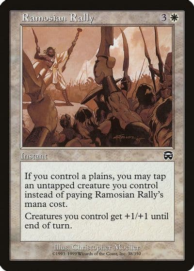 Ramosian Rally Mercadian Masques Magic card