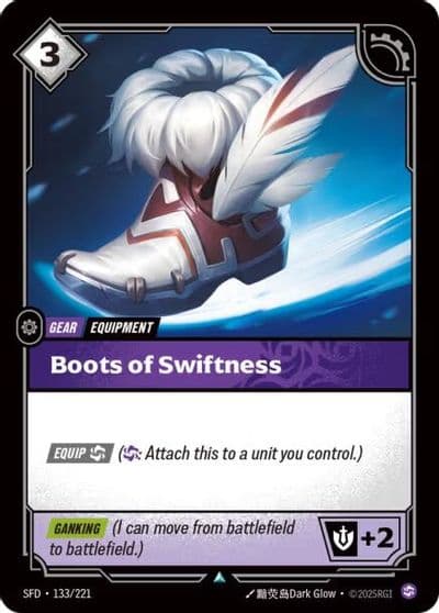 Boots of Swiftness Spiritforged Riftbound card