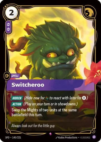 Switcheroo Spiritforged Riftbound card