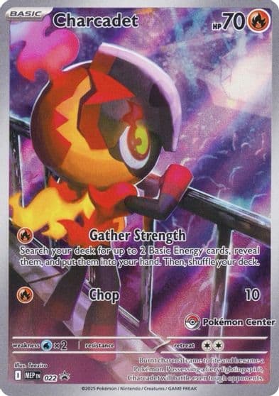 Charcadet - 022 (Pokemon Center Exclusive) ME: Mega Evolution Promo Pokemon card