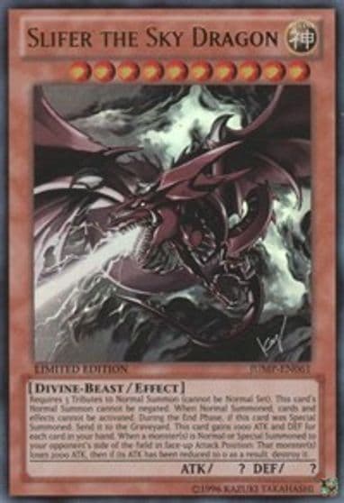 Slifer the Sky Dragon Shonen Jump Magazine Promos Yu-Gi-Oh! card