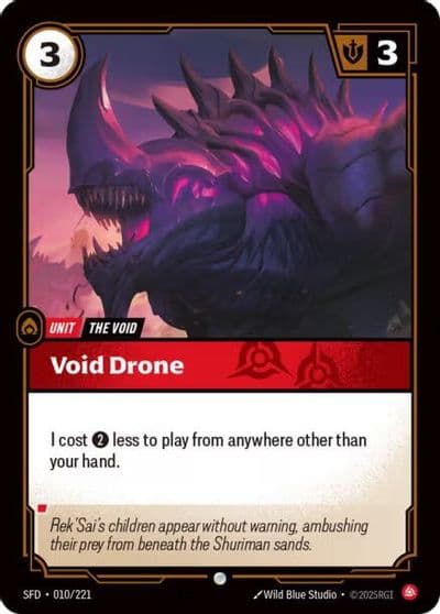 Void Drone Spiritforged Riftbound card
