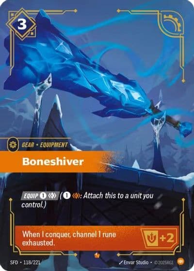Boneshiver Spiritforged Riftbound card