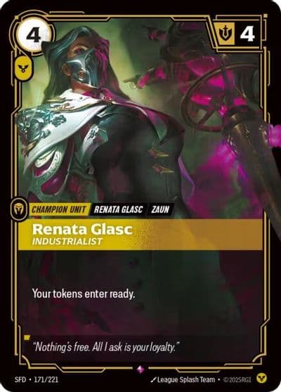Renata Glasc Industrialist Spiritforged Riftbound card