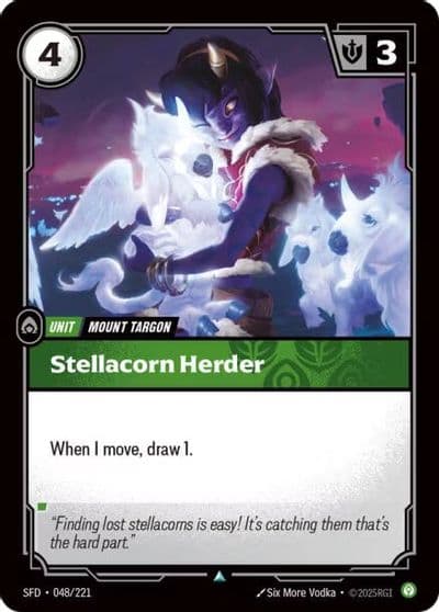 Stellacorn Herder Spiritforged Riftbound card