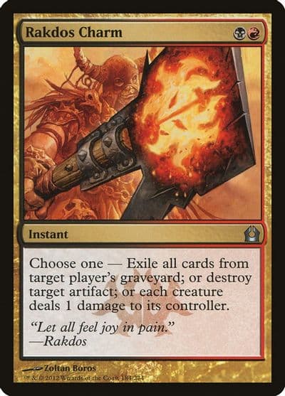 Rakdos Charm Return to Ravnica Magic card