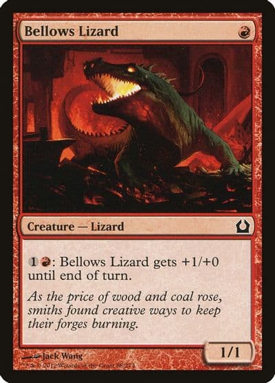 Bellows Lizard Return to Ravnica Magic card