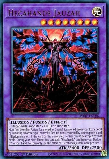 Hecahands Jauzah Phantom Revenge Yu-Gi-Oh! card