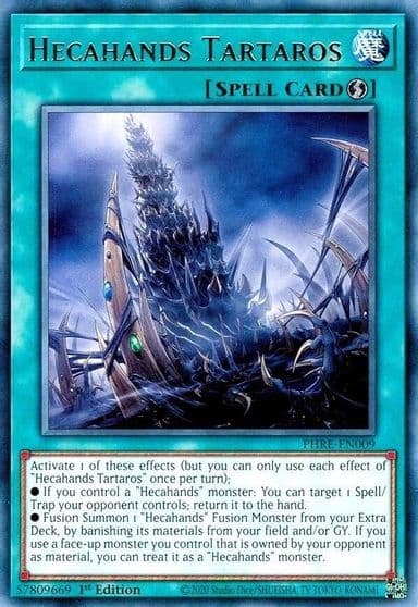 Hecahands Tartaros Phantom Revenge Yu-Gi-Oh! card