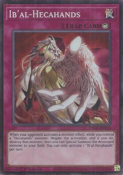 Ibal Hecahands Super Rare Phantom Revenge Yu-Gi-Oh! card