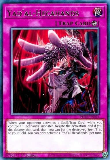 Yadal Hecahands Phantom Revenge Yu-Gi-Oh! card