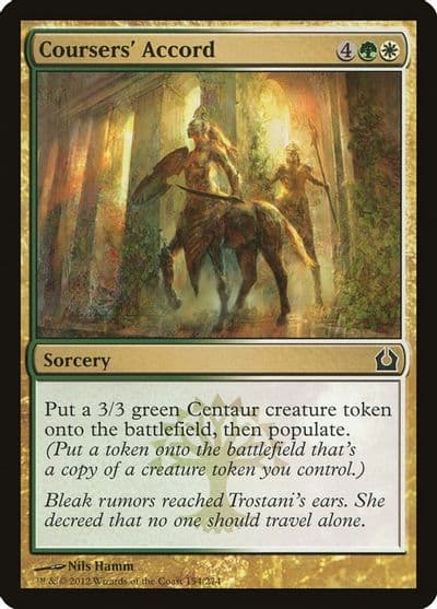 Coursers Accord Return to Ravnica Magic card
