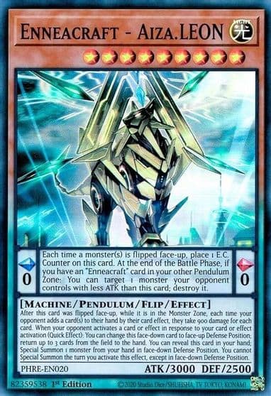 Enneacraft AizaLEON Phantom Revenge Yu-Gi-Oh! card