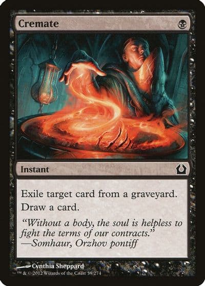 Cremate Return to Ravnica Magic card